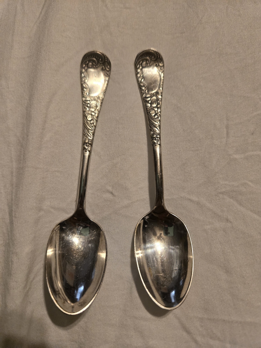 Antique Royal Plate Company Silverplate Demitasse Tea Spoons – Set of 2